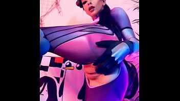 Solo Widowmaker fuck anal with toys cosplay Overwatch AliceBong