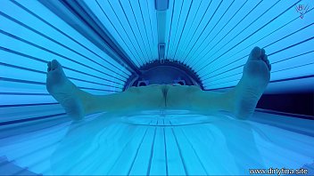 Sex Hidden Spy Cam in Public Tanning Bed