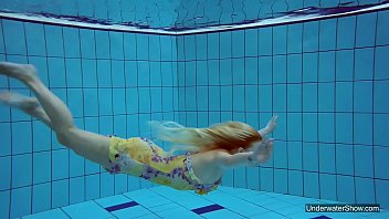 Czech Milana Voda hot underwater pool