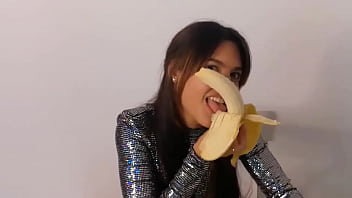 Banana Apolonia Lapiedra Sucking Banana