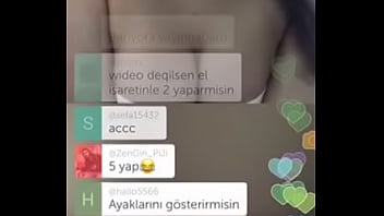 Periscope Acariciando suas belas tetas