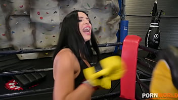 Big-tits-porn Slippery Lesbian Hardcore Boxing Show off