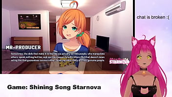 Livestream VTuber LewdNeko Plays Shining Song Starnova Natsuki Route Part 4