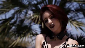 Big-cock Bratty teen goth Lola Fae got fucked