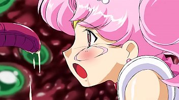 Hardcore Sailor Chibi Moon fucked by tentacles