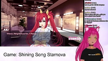 Visual-novel VTuber LewdNeko Plays Shining Song Starnova Julie Route Part 1