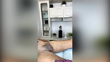 Cfnm Hair removal on a huge penis! by the beautiful depilation master SugarNadya