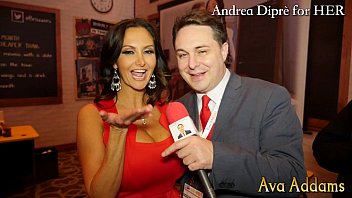 Brazzers Ava Addams plays with her boobs for Andrea Diprè