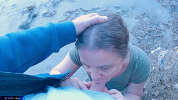 Amateur Stepson cheats with stepmom on the beach