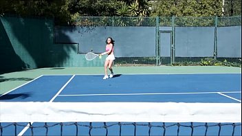 Outdoors FantasyHD Naked Tennis Becomes sexual