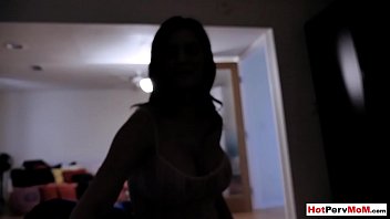 Big-tits Busty cock addict stepmom wakes up and fucks stepson