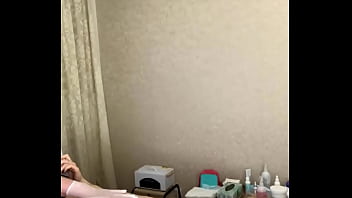 Wax SugarNadya makes her clients cum hard during the haircut procedure