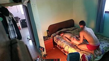 Big-cock My sexy wife comes home from work and lies naked in my bed to massage her big ass and fuck her like a hot bitch