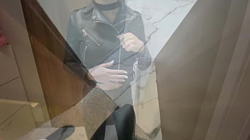 Teen Met Escort in Elevator with Latex and Leather and Took her Hole - Cock2squirt