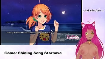 Video-game VTuber LewdNeko Plays Shining Song Starnova Natsuki Route Part 1