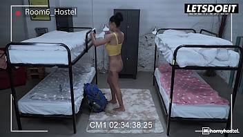 Blowjob LETSDOEIT - Ebony Babe (Tina Fire) Rammed By The Panty Sniffer In HORNY HOSTEL