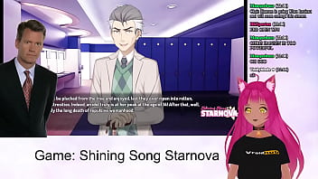 Small-tits VTuber LewdNeko Plays Shining Song Starnova Aki Route Part 5